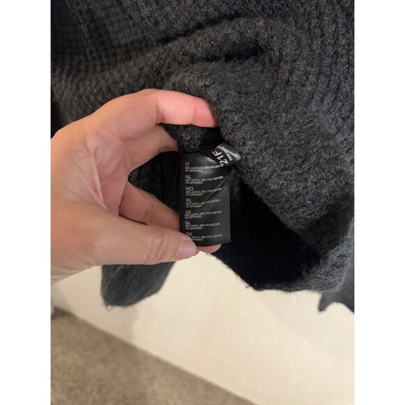 Kuhl Grey Sienna Long Sleeved Waffle Print Turtleneck Sweater - Picture 10 of 13